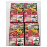 Lot of 4 Flower Rocket Zinnia Mix