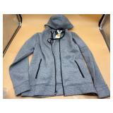New size small men s zippered hoodie jacket