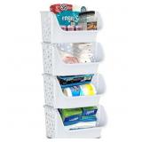 15 Bins Total!! Skywin Plastic Stackable Storage B