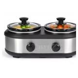 TRU Dual Crock Buffet Slow Cooker