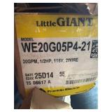 Little Giant 4 in high head filtered effluent pump