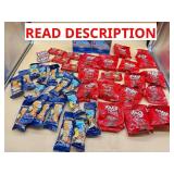 New sealed past date candy and food