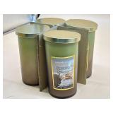 New 4 pack 17oz candles