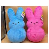 New (lot of two) large Peep plushies official