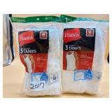 New 6-pack men s medium Hanes tagless tanks