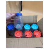 New 8 pack double wall wine tumblers