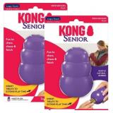 KONG Senior - Purple Rubber Dog Toy with Gentle, N
