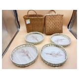 New hanging baskets and trays