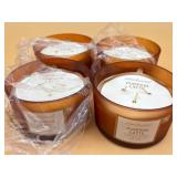 New 4-pack 14oz candles pumpkin latte