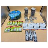 New command strips, duct tape, garden hose and mor