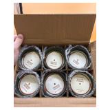 New 6-pack 7oz scented candles