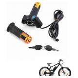 Electric Bike Throttle Grips, 22mm Handlebar Full