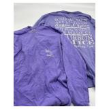 Lot of 2 Women s Purple Long Sleeve Bourbon Shirts
