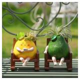 Fruit Rocking Chair Head Planters for Plants Vibra