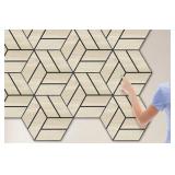 12 Pack 3D Peel and Stick Acoustic Wall Panel