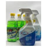 Lot of Cleaning Supplies, Includes 3 Ct Fabulosi 1