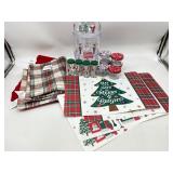 Christmas Lot, Table Mats, Glass Jars