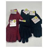 Lot of 6 Pairs Women s Insulated Thermal Gloves, R