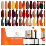 modelones 20 Colors Gel Nail Polish Kit, Fall Wint