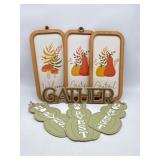 7 Piece Fall Themed Hanging Decor
