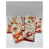 12 Piece Fall themed Kitchen Towel Set