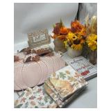 Large Lot of Fall Decor!! Includes Variety of Faux