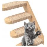 Skywin Cat Wall Steps - Solid Rubber Wood Cat Stai