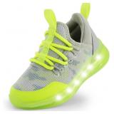 Size 5 AMZZPIK Toddler Boy Shoes Light Up Casual S