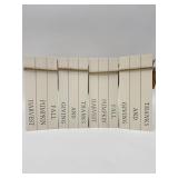Set Of 4 decorative farmhouse-style faux books wit
