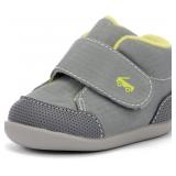 Size 4 See Kai Run Casey Shoe for Infants, Gray