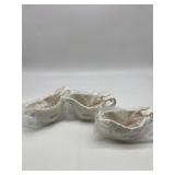 Set Of 3 Gravy Bowls With Sppons