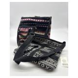 Set Of 2 aztec Tribal Designed Messenger Style Pur