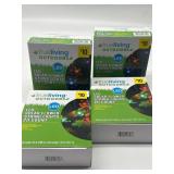 Lot of 4, True Living LED Solar Flower String Ligh