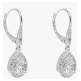 Anne Klein Classics Cubic Zirconia Pear Shape Drop