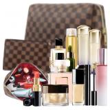 BAGCRAZY Large Makeup Bag, Travel Cosmetic Bag Set