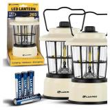 LUXPRO Retro LED Lantern - Battery-Powered Emergen