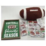 Lot of Football Accessories, Includes 8 Packs of 1