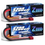 Zeee 3S 5200mAh Lipo Battery 11.1V 80C Hardcase Ba