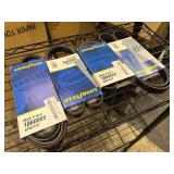 Lot of four Goodyear belts