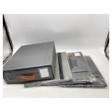 Lot Of 4 Rectangle Storage Boxes