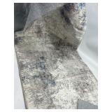 2 x 4 Ft Blue Patterned Area Runner Rug