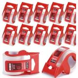 Keebor Packing Tape 20.3M W/ Dispenser, 12 Rolls P