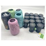 Large Lot of Solar Lanterns, Includes Mini Solar L
