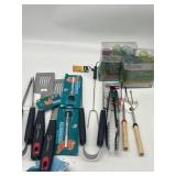Large Lot of Grilling Accessories with 2 Ct LED Me