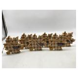 Lot Of Fall Leaf Table Top Decor