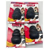 Lot of 4, Size Medium KONG Extreme Dog Toy - Fetch