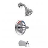 1-Handle Wall Mount Tub and Shower Faucet Trim Kit