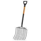 Nohovu Pitchfork for Gardening, 10 Tines Pitch For