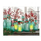 ELC Designs Group Christmas Greenery & Winter Red