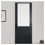 LazBlinds 1" Vinyl Mini Blinds for Doors, Cordless